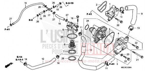 POMPE A EAU VFR1200FDA de 2010